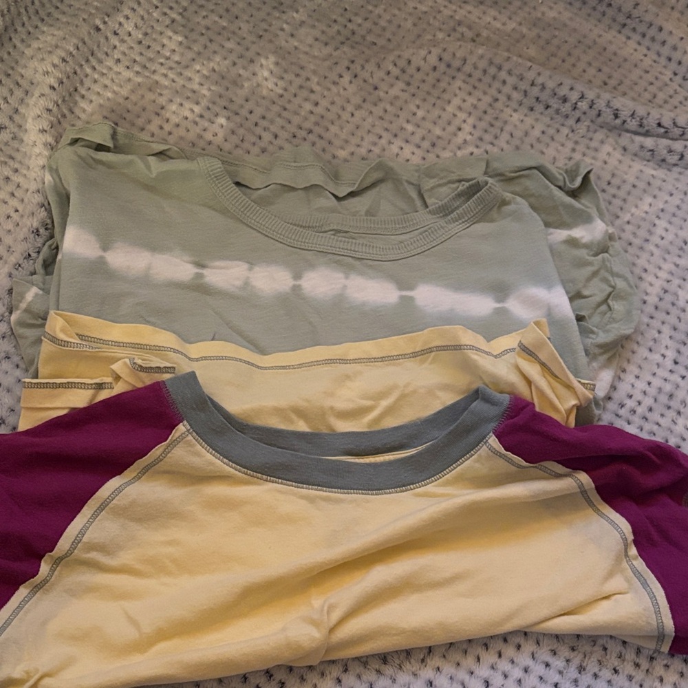 Colorful Raglan and Tie-Dye T-Shirts